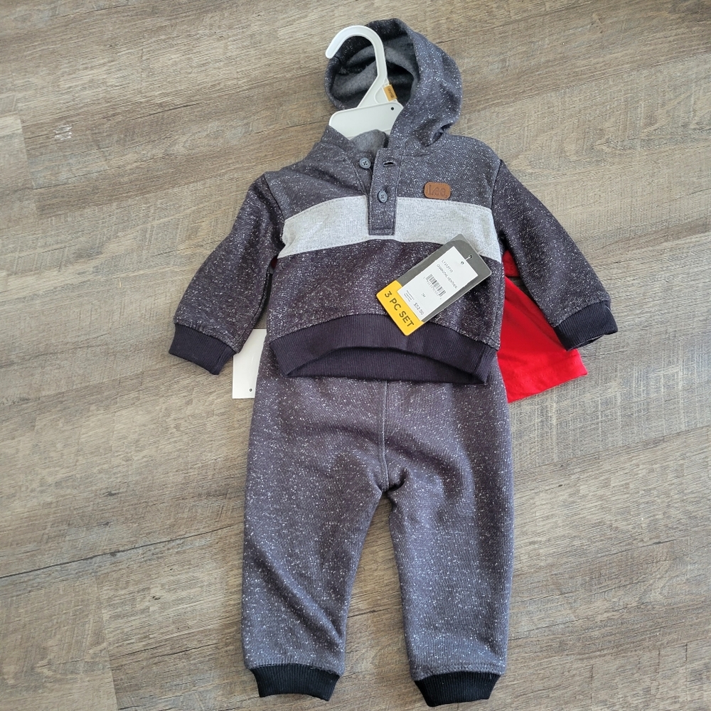 NWT Lee baby boy 3pc set 3m